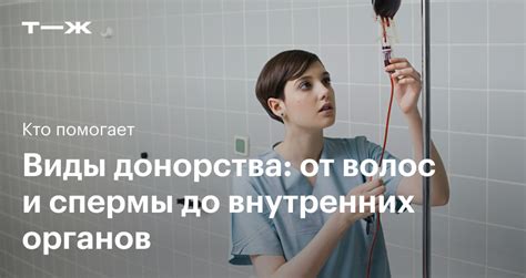 Виды донорства: от крови и спермы до волос и внутренних органов