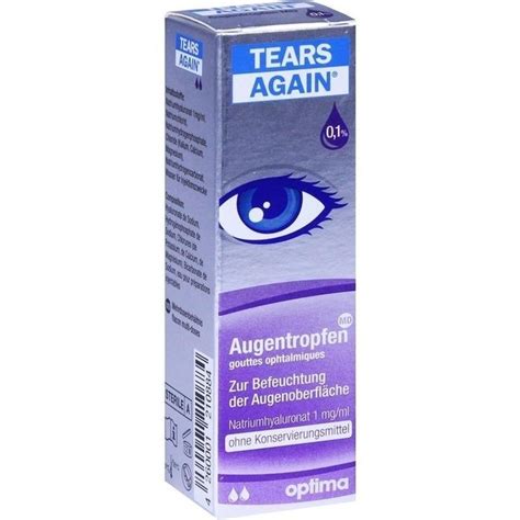 TEARS Again MD Augentropfen 10 Ml Trockene Augen Augentropfen