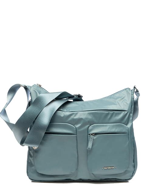 Samsonite Move Medium Borsa A Tracolla In Nylon Dusty Blue