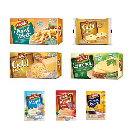 Jual Keju Prochiz 160 Gram Gold Cheddar Quick Melt Spready Slice