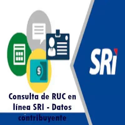 Consulta De Ruc En L Nea Sri Datos Contribuyente Elyex