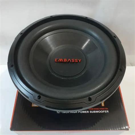 Subwoofer Embassy Em Inch Double Coil Lazada Indonesia