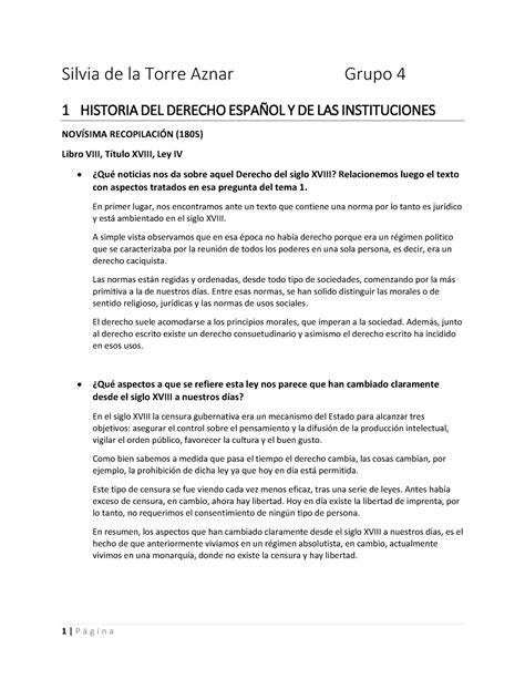 Historia Del Derecho Espa Ol Y De Las Instituciones Warning Tt