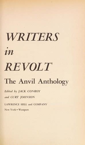 Writers In Revolt The Anvil Anthology Open Library