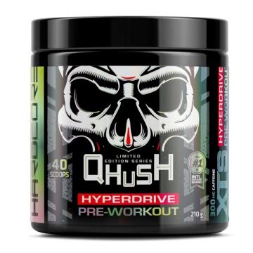 Купить Qhush Hyperdrive Pre-Workout (энергетик, предтренировочный ...