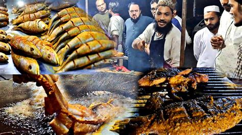 Masala Fried Fish Grilled Fish Street Food Spicy Lahori Fish Fry