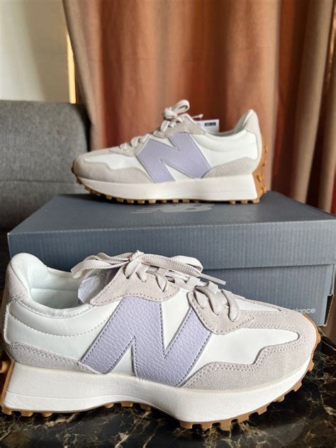 New Balance 327 Moonbeam White Purple Womens Womens Fashion