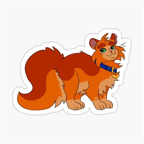 "Jake Warriors Orange Cat" Sticker for Sale by mobiusghost | Redbubble