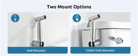 Hot And Cold Bidet Sprayer For Toilet Britulif Bidet Attachment For Warm Water Bidet With Warm