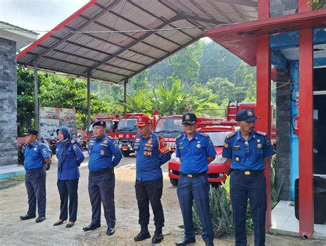 Apel Pagi Damkarmat Kabupaten Lampung Selatan Senin Januari