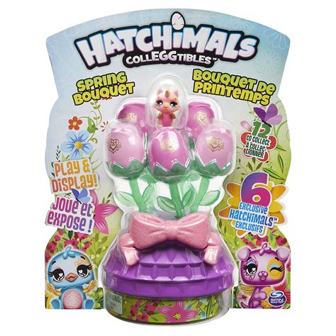 Hatchimals CollEGGtibles Spring Bouquet with 6 exclusive hatchimals ...