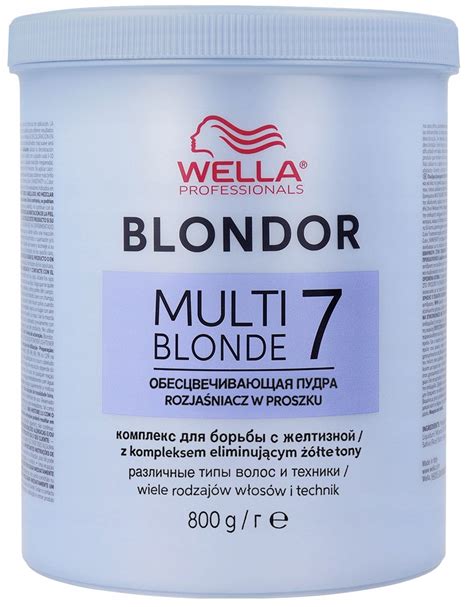 WELLA BLONDOR MULTI BLONDE 7 ROZJAŚNIACZ w Proszku Do Włosów 800g 8005610531878 Cena Opinie