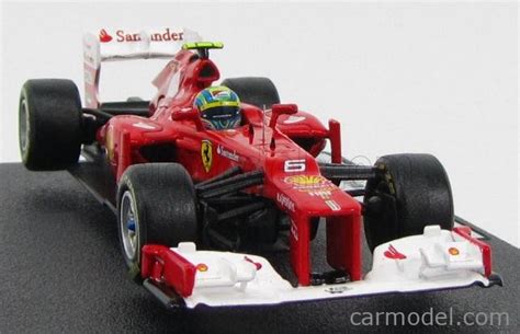 MATTEL HOT WHEELS X5523 Scale 1 43 FERRARI F1 F2012 N 6 2012 FELIPE MASSA F 1 RED MET WHITE