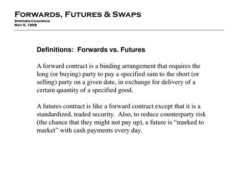 Ppt Definitions Forwards Vs Futures Powerpoint Presentation Free Download Id 5414020