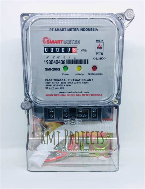 Kwh Meter Meteran Listrik Pembanding Pembagi Baru Segel Resmi Khusus