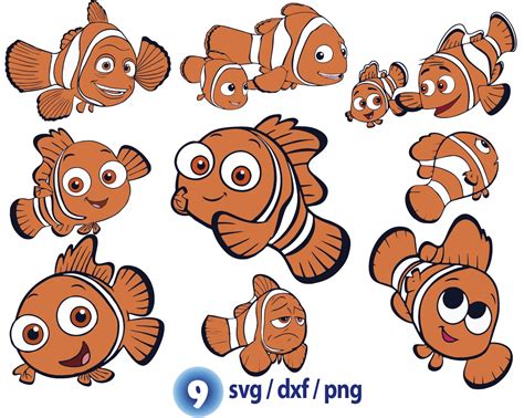 Disney Finding Nemo Svg Nemo Svg Dory And Nemo Svg Png Inspire Uplift