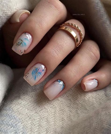 Cute Nail Art Designs To Wear In Spring D Flower Nude On Nude Coffin Acrylic Nails