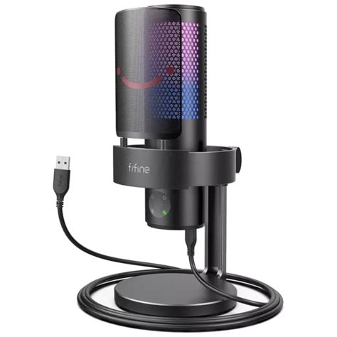 Fifine AmpliGame A9 - Luces LED RGB - USB Tipo C