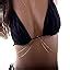 Amazon 14K Gold Sexy Body Chains For Women Layered Rhinestone Crossover Bikini Bra Body