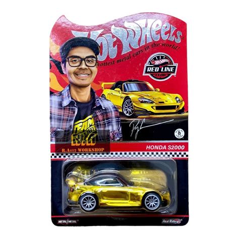 Hot Wheels Genuine Special Model RLC Red Line Club HONDA S2000 GOLD Shopee Malaysia