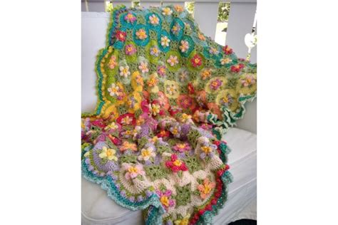 Apple Blossom Dreams Astri Bowlin Macaroon Blossom Afghan Yarn Pack