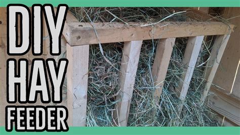 Diy Wall Mounted Hay Feeder Youtube