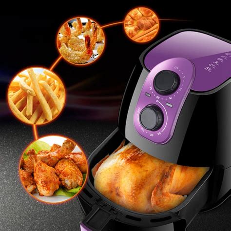 CUKYI 220V 1300 Вт умный дом электрическая фритюрница с двумя решетками ...