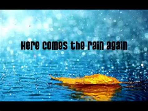 HERE COMES THE RAIN AGAIN - cover - YouTube