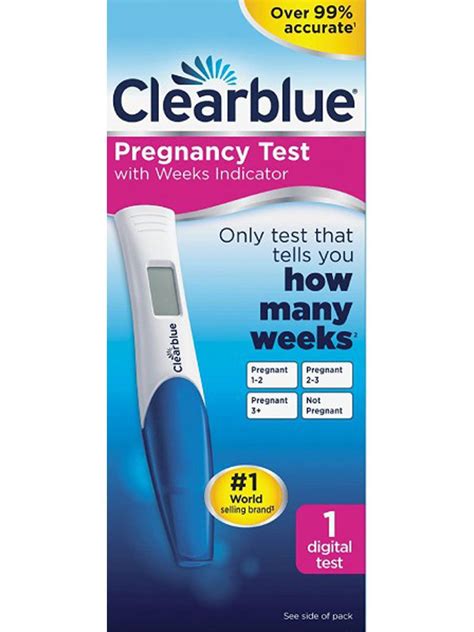 Clearblue Digital Pregnancy Test With Conception Indicator Atelier