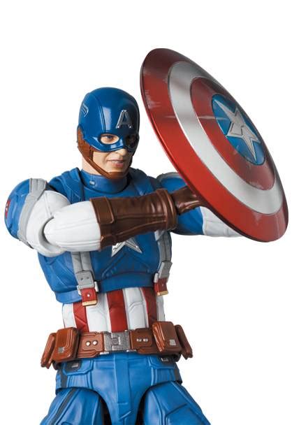 Mafex No220 Captain America The Winter Soldier Captain America Classic Suit Ver Nin