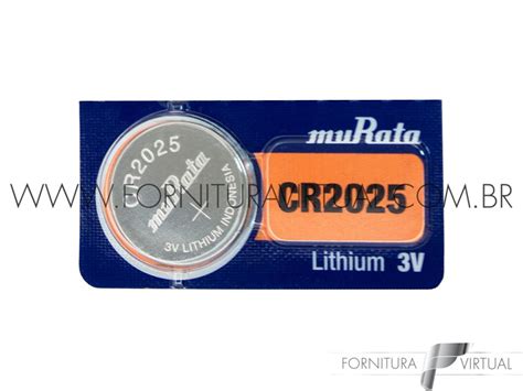 Bateria CR2025 Murata Sony Valor unitário Fornitura Virtual