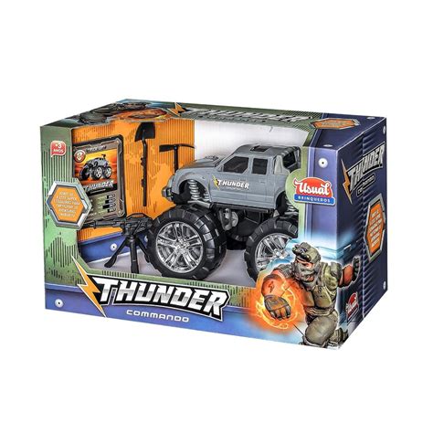 Carro Monster Truck Thunder Comando Usual Brinquedos Submarino