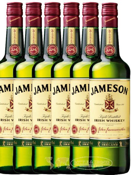 Jameson Irish Whiskey 6 X 07 Liter