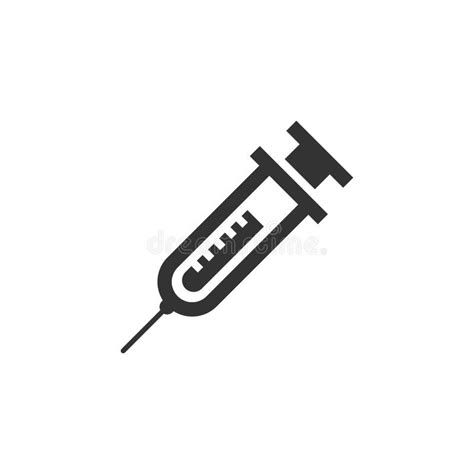 Syringe Icon Stock Illustration Illustration Of Button 155531241