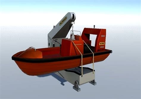 palfinger fast rescue boat davit  model