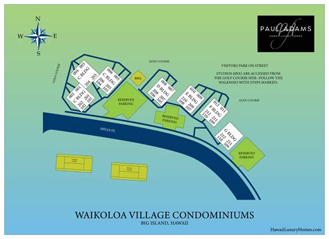 Waikoloa Village Condominiums Map