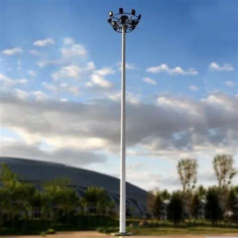 12 5 To 30 Meter Hot Dipped Galvanized High Mast Pole For Industry Street Lighting At 40000