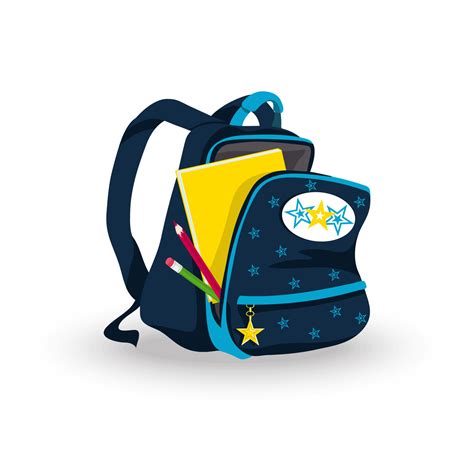 Desenho De Mochila Escolar - mochila escolar y preescolar para niños, azul oscuro con diseño ...