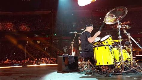 Lars Ulrich Metallica Drumming Snake Pit View M72 Tour Amsterdam 294