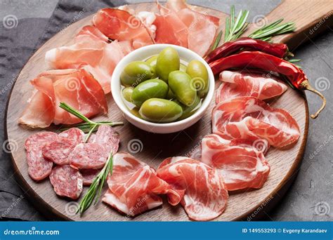 Jamon Espanhol Crudo Do Prosciutto Salame Italiano Presunto De Parma