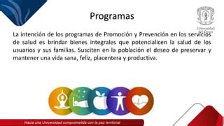 Promoción y prevención pptx atencion primaria en salud PPT