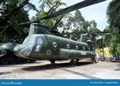 HO CHI MINH CITY, VIETNAM - NOVEMBER 20, 2019. Helicopter at War ...