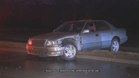 Tulsa Police Investigate After Man Hit By Car Near 46th Riverside