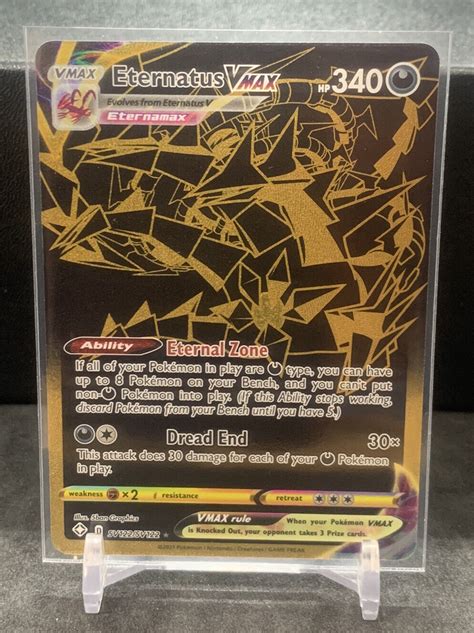 Pok Mon Tcg Eternatus Vmax Shining Fates Sv Sv Holo Gold Secret