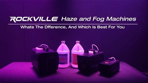 The Difference Between Haze Fog Machines And Which One Is Right For