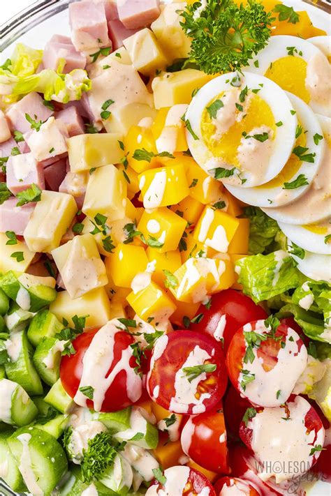 Chef Salad Easy In 15 Minutes Wholesome Yum