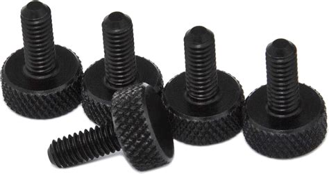 Business Industrial M6 X 10mm L 22mm BLACK Shoulder Knurled Thumb