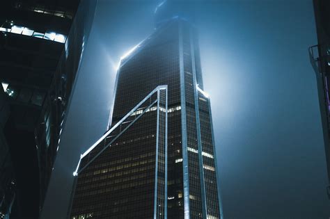 lights of Moscow City on Behance