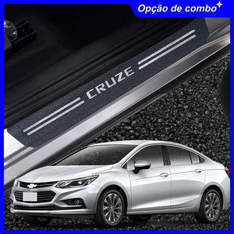 Soleira Chevroleet Cruze Kit 8 Peças Escorrega o Preço