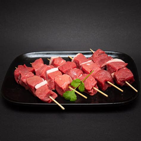 Beef Rump Steak Kebabs 500g Sacks Butchery